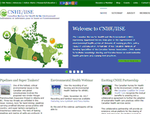 Tablet Screenshot of cnhe-iise.ca
